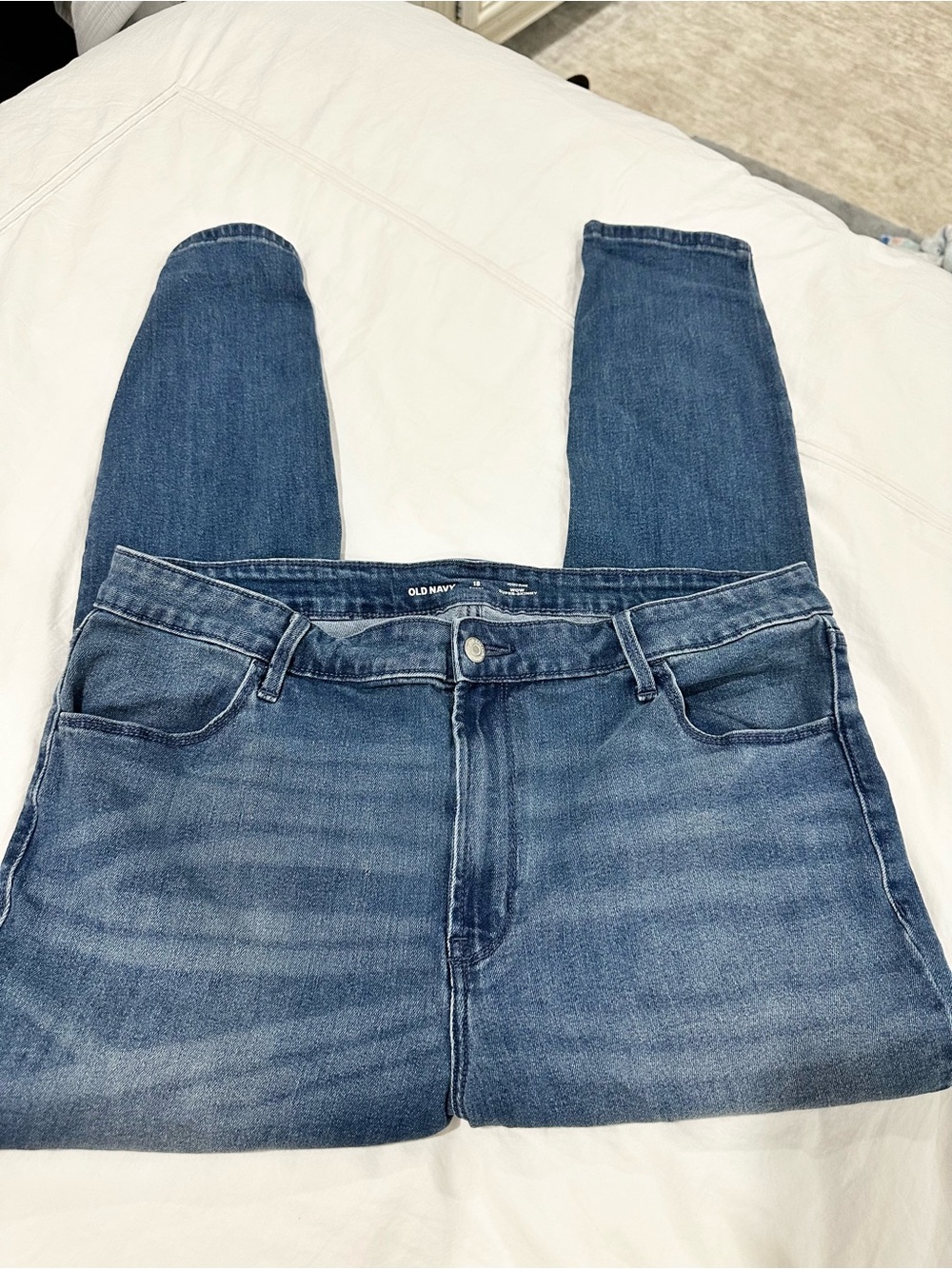 Old Navy Super Skinny Jeans Waist short 18 Blue